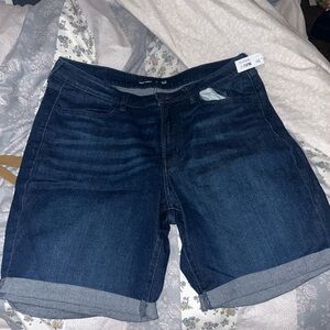 Old Navy Women's Deep Indigo Jean Shorts